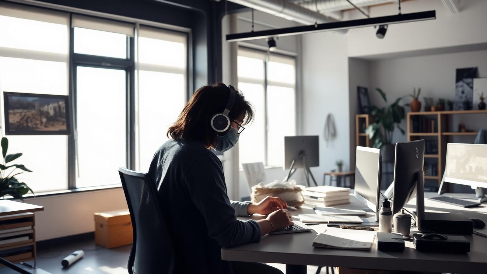 Aetheria Studio workspace